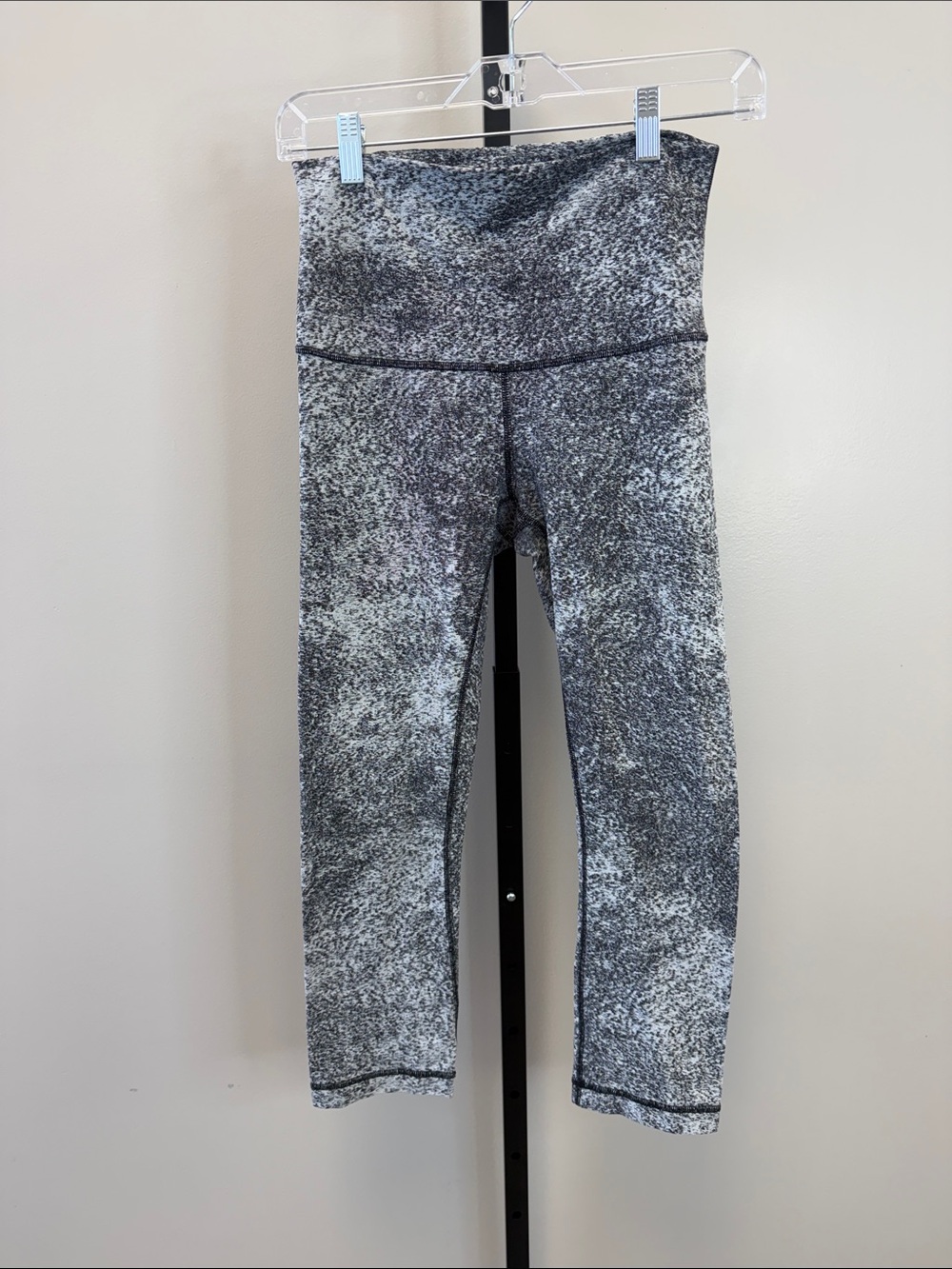 lululemon athletica Gray Marbled High-Rise Leggings
